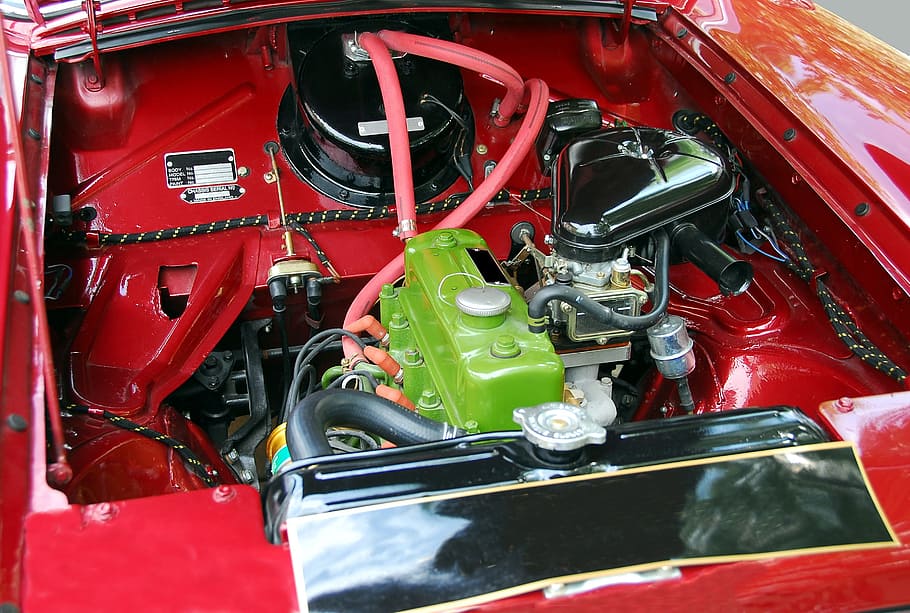 motor del cotxe, motor, retro, cotxe, vehicle, automàtic, automòbil, transport, mecànica, tecnologia, poder, màquina, metall, velocitat, automoció, brillant, crom, reparació, mecànic, metàl·lic, netejar, campana, acer, prototip, polit, vermell, manera de transport, vehicle terrestre, maquinària, primer pla, cap gent, indústria, indústria de l'automòbil, mànega, a l'aire lliure, dia, tub de tub, moto, mànega d'incendis, 2K