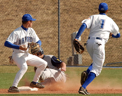baseball, second base, play, infield, runner, throw, ball, field, sport, male, glove, concentration, focus, shortstop, ground, game, out, coordination, athlete, players, baseball - sport, baseball uniform, full length, day, sports uniform, clothing, real people, competition, baseball player, people, playing field, group of people, baseball glove, nature, cap, men, leisure activity, baseball team, teenage boys, adolescence, teenager, 2K, CC0, public domain, royalty free
