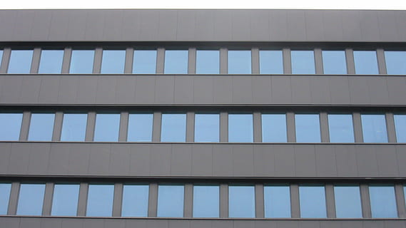 facade, building, architecture, window, glass, modern, squares, pattern, regularly, built structure, full frame, building exterior, no people, day, backgrounds, low angle view, repetition, city, outdoors, glass - material, in a row, design, office, roof, office building exterior, 4K, CC0, public domain, royalty free