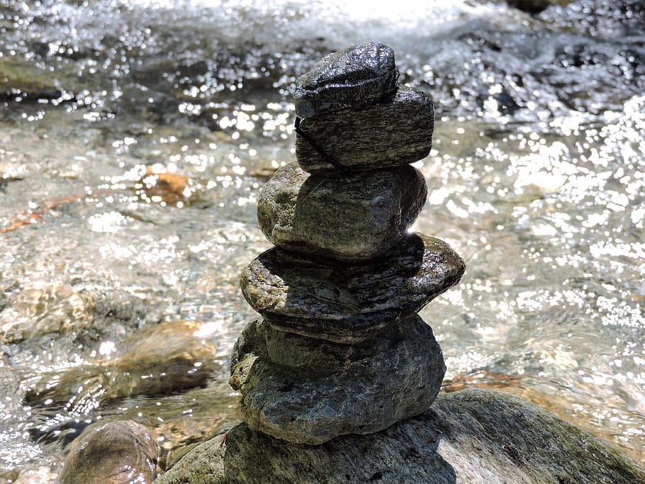 pietre, pila, equilibrio, Torre, impilare le pietre, bach, preparativi, acqua, roccia - oggetto, zen, giorno, solido, roccia, pietra - oggetto, natura, pietra, nessuno, ciottolo, stabilità, all'aperto, concentrarsi sulle conoscenze acquisite, la tranquillità, spiaggia, terra, purezza, 4K