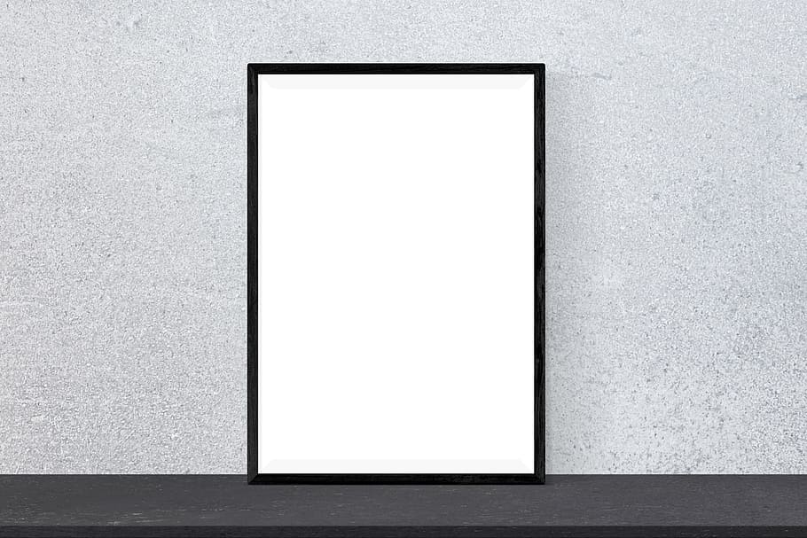 sense títol, pòster, maqueta, marc, presentació, escriptori, interior, burla, decoració, en blanc, còpia espai, Color blanc, funció de construcció de parets, cap gent, a l'interior, gris, arquitectura, forma geomètrica, forma, rectangle, paret, buit, textura, disseny, primer pla, tir de l'estudi, natura morta, màrqueting, concret, 5K