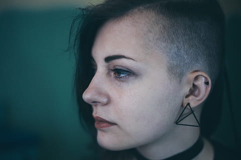 adult, art, beautiful, beauty, close-up, eye, face, facial expression, fashion, female, girl, hair, hairstyle, head, lady, lips, model, person, photoshoot, portrait, pose, pretty, style, stylish, woman, young, headshot, one person, young adult, looking, young women, contemplation, indoors, black hair, looking away, beautiful woman, women, body part, human body part, human face, depression - sadness, profile view, 5K