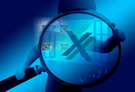 qr codes, search, math, x, unknown, business, studio shot, indoors, no people, chart, close-up, day, technology, blue, diagram, human body part, communication, research, number, science, education, computer, graph, colored background, analyzing, blue background, connection, 1080P, CC0, public domain, royalty free