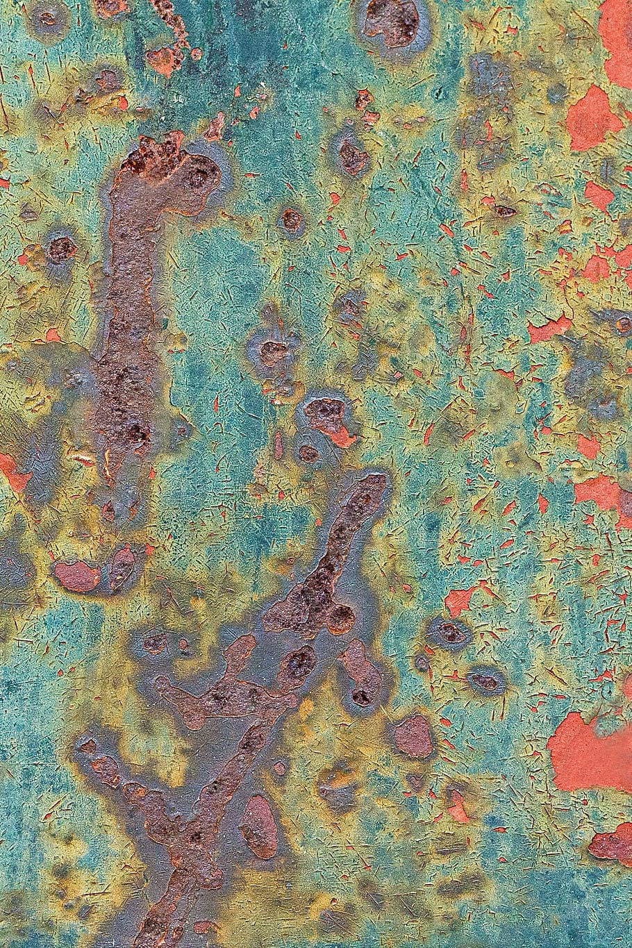 blau, groc, taronja, resum, pintura, fons, textura, metall, òxid, grunge, textura de metall, rovellat, resistent, oxidant, envellit, envelliment, oxidació, oxidar, corroeix, corrosió, grungy, metàl·lic, material de fusta, patró, cap gent, marc complet, vell, primer pla, dia, animal, temes d'animals, art i artesania, multicolor, a l'interior, vertebrats, creativitat, 1080P