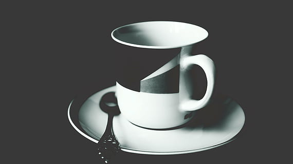 empty, black, white, ceramic, teacup, plate, cup, mug, coffee, tea, restaurant, cafe, table, shop, dark, drink, coffee - drink, coffee cup, food and drink, refreshment, milk, espresso, heat - temperature, close-up, studio shot, saucer, crockery, black background, indoors, white color, no people, hot drink, ceramics, black color, still life, coffee shop, caffeine, coffee pot, 5K, CC0, public domain, royalty free
