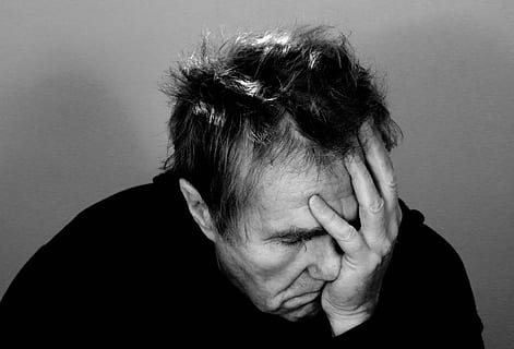 man, face, palm, being alone, alone, archetype, archetypes, expression, burnout, exhausted, depression, dramatic, ego, loneliness, emotional, emotionally, emotions, disease, ernst, frustration, feelings, mentally, heart, headache, headaches, crisis, kummer, human, problems, psyche, psychiatry, psychiatric, psycholgie, psychology, psychotherapy, skull, pain, soul, therapy, sad, sadness, unhappy, leave, closure, despair, depression - Sadness, one Person, men, people, senior Adult, emotional Stress, black And White, worried, grief, human Face, males, distraught, tired, adult, headshot, portrait, emotion, indoors, hand, disappointment, front view, real people, wall - building feature, head in hands, contemplation, hopelessness, 4K