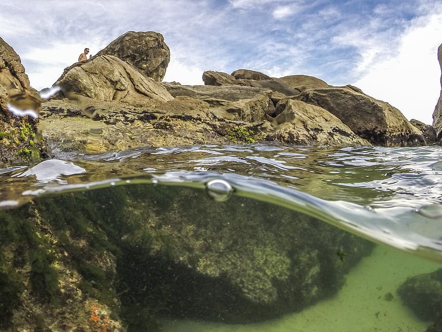 immersione, spiaggia, mar, pietra, natura, roccia, acqua, oceano, baia, acqua salata, pesca, viaggio, piscina, brasile, all'aperto, roccia - oggetto, Paesaggi, estate, paesaggio, cielo, nuvola - cielo, solido, bellezza nella natura, scenics - natura, la tranquillità, giorno, scena tranquilla, nessuno, montagna, lungomare, scena non urbana, lago, formazione rocciosa, livello di superficie, marino, 2K