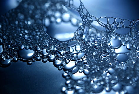 Fermer, photo, bulles, eau, macro, liquide, bleu, nettoyer, clair, laissez tomber, humide, fraîcheur, éclaboussure, eau propre, fond de l'eau, fond de bulles, bulle, super gros-plan, la nature, prise de vue en studio, savon sud, arrière-plans, mise au point sélective, personne, pureté, Forme géométrique, fond coloré, forme, abstrait, fond bleu, pluie, milieux abstraits, 1080P, CC0, domaine public, libre de droits