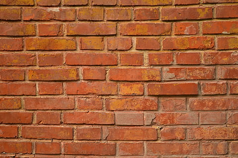 brick wall, red, bricks, construction, cement, masonry, texture, pattern, architecture, surface, exterior, stone, rough, urban, brick, backgrounds, full frame, wall, built structure, wall - building feature, textured, no people, day, brown, close-up, design, outdoors, repetition, strength, building exterior, 1080P, CC0, public domain, royalty free