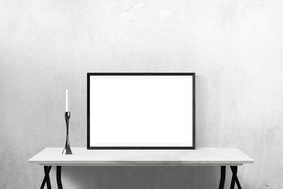 rectangular, blanc, pissarra, negre, fusta, marc, superior, consola, taula, pòster, maqueta, paret, plantilla, presentació, escriptori, retrat, decoració, estoc, imatge, interior, foto, tecnologia, ordinador, còpia espai, a l'interior, equips informàtics, monitor d’ordinador, cap gent, en blanc, connexió, comunicació, funció de construcció de parets, PC d'escriptori, tecnologia sense fils, Color blanc, buit, negocis, oficina, mobles, pantalla plana, teclat, 5K