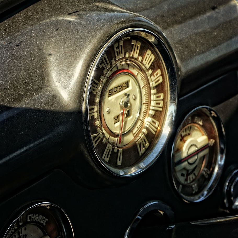 auto, vecchi tempi, cruscotto, speedo, settore automobilistico, vecchio, velocità, classico donau, rally, Museo, storicamente, cromo, veicolo a motore, mezzi di trasporto, veicolo terrestre, modo di trasporto, avvicinamento, pannello di controllo, tachimetro, nessuno, controllo, interno auto, numero, interno del veicolo, in casa, forma geometrica, metallo, macchina vintage, lusso, ruota, color argento, 4K
