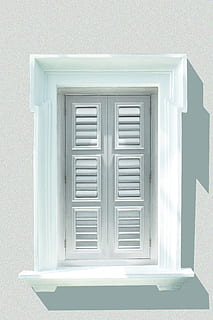 blanco, de madera, persiana, enmarcado, ventana de persiana, ventana, obturador, edificio, casa, arquitectura, material de madera, pared - característica de la construcción, nadie, diseño, el color blanco, estructura construida, día, modelo, adentro, cerrado, luz del sol, la seguridad, naturaleza, pared, forma geometrica, marco de la ventana, 4K, CC0, dominio público, libre de derechos