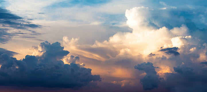 hvid, skyer, blå, himmel, solnedgang, skyerne, himlen, mørkeblå, orange, storm, panorama, natur, ingen mennesker, sky - himmel, udendørs, skønhed i naturen, scenics, dag, bybilledet, cloudscape, miljø, dramatisk himmel, scenics - natur, atmosfære, baggrunde, sollys, humørlig himmel, ro, overskyet, rolig scene, idyllisk, vind, levende farve, sol, mørk, klima, lyse, abstrakt, 5K, CC0, offentligt domæne, royaltyfrie
