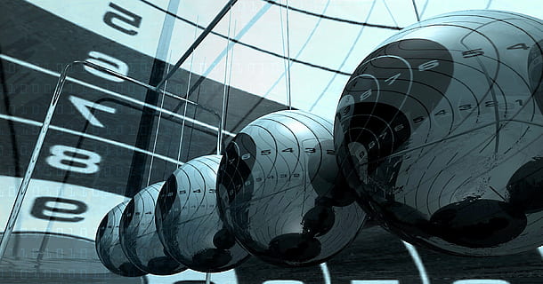 grijswaardenfotografie, de wieg van Newton, high Tech, digitaal, metaal, chroom, ballen, grafisch, model-, 3d, visualisatie, technologie, spelen, 3d visualisatie, luchthaven, vliegtuig, Luchtvaartindustrie, geen mensen, architectuur, buitenshuis, dag, detailopname, stad, ingebouwde structuur, buitenkant van het gebouw, reflectie, gebied, natuur, modern, hemel, bedrijf, glas - materiaal, lage hoekweergave, vervoer, kantoorgebouw buitenkant, patroon, heldere lucht, 2K, CC0, publiek domein, royaltyvrij