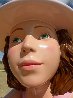 visage, vision, Plastique, fermer, regardant, portrait, concept, macro, Regardez, abstrait, représentation, représentation humaine, ressemblance féminine, personne, mannequin, ressemblance masculine, à l'intérieur, art et Artisanat, nature morte, objet unique, jouet, partie du corps, affichage de détail, sculpture, se concentrer sur le premier plan, couleur rose, nettoyer, 4K, CC0, domaine public, libre de droits