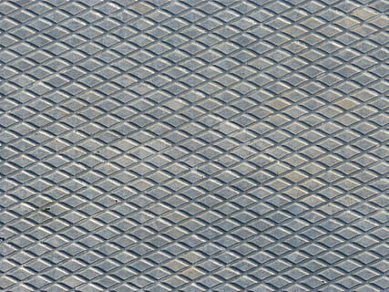 texture, background, diamonds, diagonal, geometry, pattern, backgrounds, full frame, textured, metal, no people, built structure, gray, wall - building feature, close-up, architecture, abstract, design, flooring, indoors, steel, alloy, day, wire, simplicity, silver colored, textured effect, iron - metal, abstract backgrounds, surface level, tiled floor, 4K, CC0, public domain, royalty free