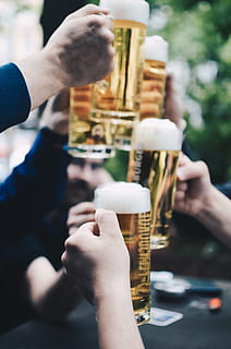 gente, participación, camiones cisterna, cerveza, frío, las bebidas, bebida, manos, aclamaciones, partido, celebracion, mano humana, mano, parte del cuerpo humano, gente real, centrarse en primer plano, hombres, día, actividad de ocio, grupo de personas, parte del cuerpo, estilos de vida, al aire libre, amistad, comida y bebida, unión, de cerca, cerveza - alcohol, dedo, 2K, CC0, dominio público, libre de derechos