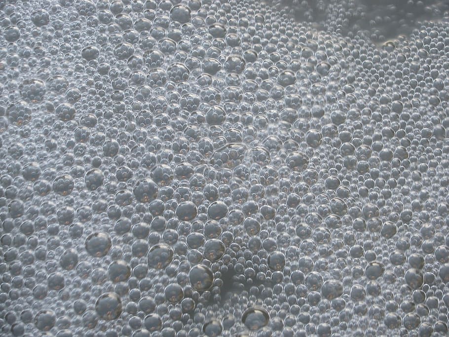 bolle, schiuma, macro, liquido, chiaro, gocce, bagnato, bolle di sfondo, struttura, trasparente, sfondi, strutturato, fotogramma intero, grigio, nessuno, modello, avvicinamento, acqua, astratto, natura, in casa, bolla, tessile, design, modello naturale, Colore bianco, giorno, vista dall'alto, forma, effetto strutturato, morbidezza, purezza, 1080P