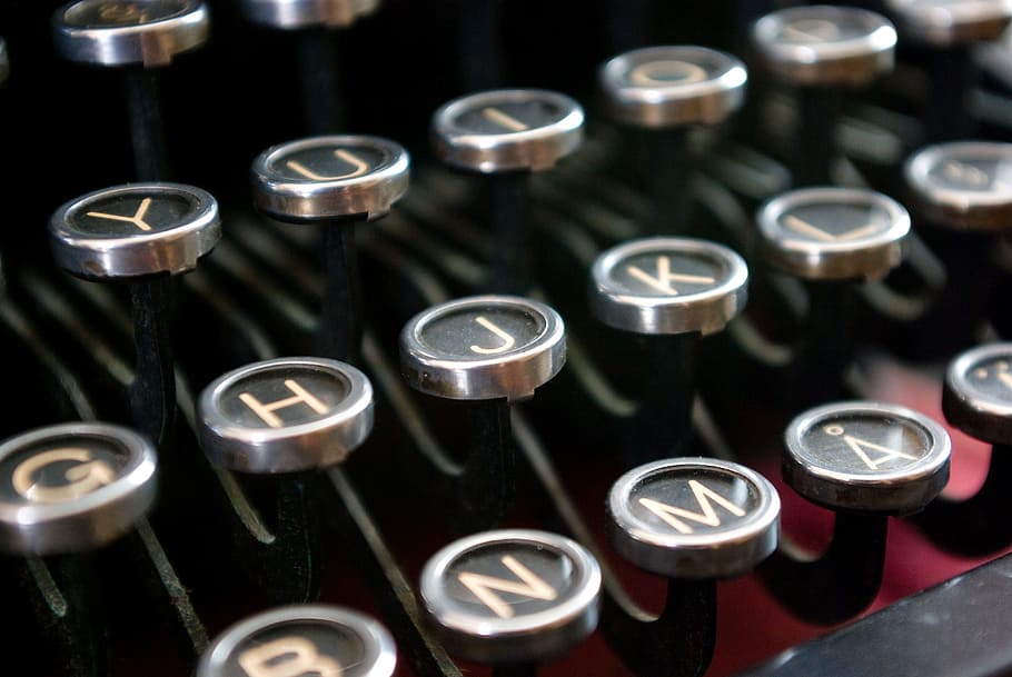 detailní, fotografie, psací stroj, písmena, stroj, klíče, mechanický, typ, komponovat, klasický, zařízení, kancelář, retro, makro, zblízka, technologie, uvnitř, detail, dopis, v řadě, nikdo, antický, text, abeceda, retro stylu, celý rám, stroje, číslo, pozadí, západní skript, průmysl, selektivní zaměření, podnikání, klávesnice, stiskněte tlačítko, klíč počítače, 1080P