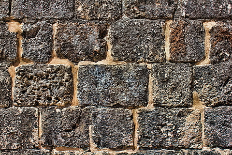 gray brick wall, wall, masonry, stone, background, texture, stone wall, bricked, building, block, full frame, architecture, built structure, wall - building feature, textured, backgrounds, no people, pattern, solid, old, history, close-up, the past, stone material, rough, day, brick, ancient, outdoors, ancient civilization, 5K, CC0, public domain, royalty free