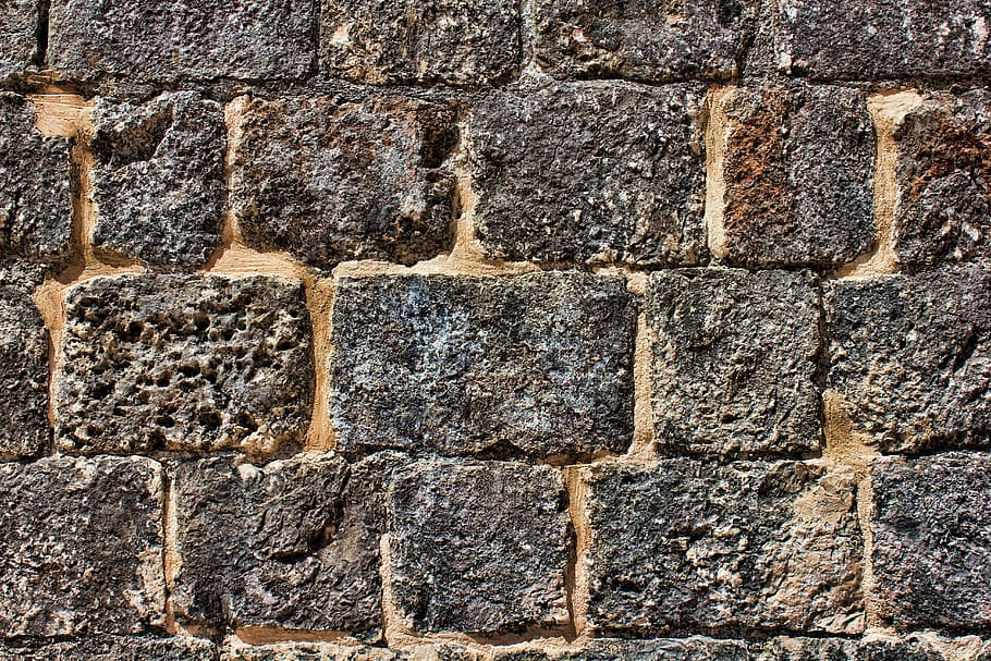 paret de maó gris, paret, maçoneria, pedra, fons, textura, paret de pedra, bricked, edifici, bloc, marc complet, arquitectura, estructura construïda, funció de construcció de parets, cap gent, patró, sòlid, vell, història, primer pla, el passat, material de pedra, aspre, dia, maó, antic, a l'aire lliure, civilització antiga, 5K