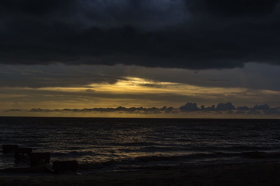 tramonto, paesaggio, du, natura, cielo, sera, all'aperto, mare, Paesaggi, bellezza nella natura, nuvola - cielo, acqua, scenics - natura, la tranquillità, scena tranquilla, orizzonte, colore arancione, terra, spiaggia, nessuno, idilliaco, orizzonte sull'acqua, 5K