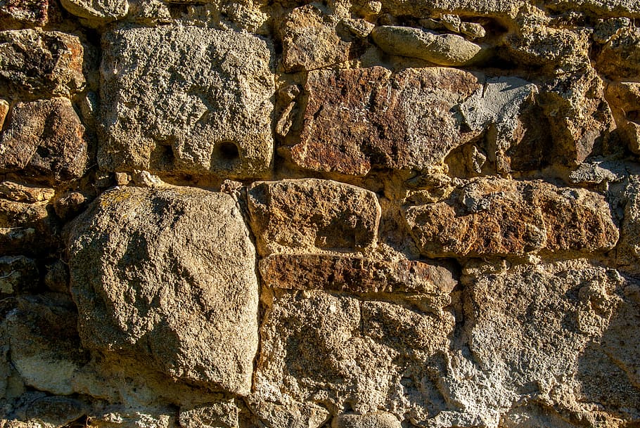 Wand, Stein, Textur, Steinwand, Material, Beton, Hintergründe, Muster, die Architektur, Wandbau - Funktion, stein material, Rau, Geschichte, keine Leute, gebaute Struktur, die Vergangenheit, solide, texturiert, Vollbild, Tag, uralt, alt, Rock, Natur, alte Ruine, Rock - Objekt, draußen, Archäologie, alte Zivilisation, ruiniert, 4K