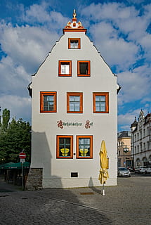 weimar, thuringia germany, Germania, oras vechi, clădire veche, locuri de interes, cultură, artă, clădire, istorie, aragaz, arhitectură, Europa, oraș, stradă, biserică, loc faimos, exteriorul clădirii, construită, nor - cer, cer, zi, natură, religie, credință, în aer liber, nici o persoana, lăcaș de cult, spiritualitate, lumina soarelui, zonă rezidențială, 5K, CC0, domeniu public, fără drepturi de autor