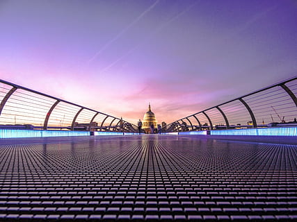 landscape photography person, walking, bridge, daytime, photo, lighted, building, architecture, infrastructure, lights, sky, clouds, sunset, dome, church, cathedral, bridge - man made structure, night, travel destinations, suspension bridge, built structure, connection, long exposure, reflection, building exterior, city, dusk, travel, nature, tower, water, dramatic sky, transportation, no people, outdoors, cityscape, skyscraper, surface level, 5K, CC0, public domain, royalty free
