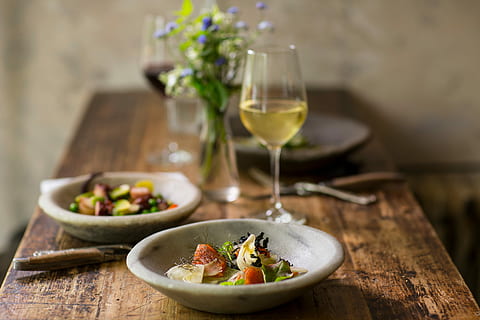 tilt shift photo, vegetables, round saucer, beside, glass, champagne, wooden, tabletop, tilt shift, photo, round, saucer, food, meal, plate, vegetable, table, dinner, gourmet, indoors, salad, no People, healthy Eating, restaurant, freshness, food And Drink, lunch, crockery, bowl, wineglass, wood - material, household equipment, ready-to-eat, wellbeing, drink, refreshment, kitchen utensil, alcohol, wine, herb, garnish, 5K, CC0, public domain, royalty free