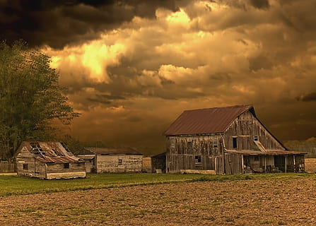 braun, Häuser, Grün, Feld, Scheune, rustikal, Scheunen, Ohio, digitale Kunst, ländlich, szenisch, Land, Landschaft, Schuppen, wirft, Bauernhof, Bauernhöfe, Landwirtschaft, landwirtschaftlich, Bauernhaus, champaign, Bezirk, Americana, Foto, fotografieren, Struktur, Strukturen, sturgell, William Sturgell, bill sturgell, historisch, Wohnkultur, corral, Gebäude, Silo, Wolken, Himmel, Baum, Bäume, wolkig, Unkraut, Champaign County, Urbana, wolke - himmel, gebaute Struktur, die Architektur, Gebäudehülle, Sonnenuntergang, landwirtschaftliches Gebäude, Natur, Pflanze, Gras, Umgebung, Haus, keine Leute, 5K, CC0, gemeinfrei, lizenzfrei