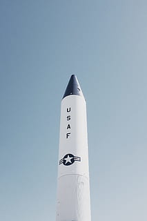 low, angle view, sky, aircraft, airplane, clouds, exploration, flight, industry, military, outdoors, power, rocket, spacecraft, technology, tower, transportation system, travel, clear sky, copy space, nature, no people, communication, day, number, guidance, low angle view, text, blue, sunlight, white color, pole, architecture, beauty in nature, cut out, message, 4K, CC0, public domain, royalty free