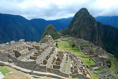 Sky, Stenmur, Himmelblå, himmel, blå, historie, gammel, bjerg, gammel ruin, fortiden, arkitektur, gamle civilisation, bygget struktur, sky - himmel, rejsemål, natur, dag, turisme, rejse, høj vinkel visning, scenics - natur, rolig scene, bjergkæde, arkæologi, ingen mennesker, udendørs, ødelagt, 4K, CC0, offentligt domæne, royaltyfrie