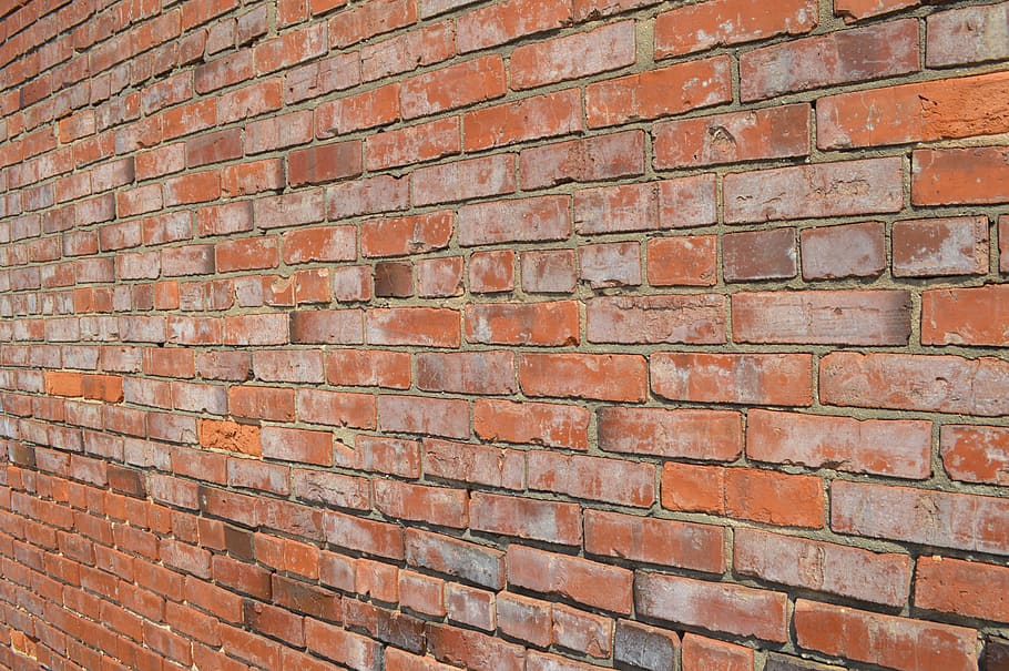 Ziegelwand, Muster, Orange, braun, Backstein, Wand, rot, Gebäude, Blöcke, Ziegelsteinbeschaffenheit, Granatwerfer, Rechteck, Textur, Lehm, Hintergründe, in einer Reihe, die Architektur, Vollbild, texturiert, Wandbau - Funktion, gebaute Struktur, Baumaterial, keine Leute, Wiederholung, verwittert, Gebäudehülle, alt, Tag, draußen, Struktureffekt, Beton, 5K