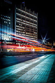 tid omgange vej, nat tid, omgange, vej, nat, Trafik, gade, urban scene, arkitektur, belyst, bybilledet, transportmidler, bil, hastighed, by, skumring, sløret bevægelse, bygget struktur, byliv, downtown distriktet, hovedvej, bygning udvendig, berømte sted, mørk, rejse, belysningsudstyr, gadebelysning, kontorbygning, forretning, lang eksponering, bevægelse, lys spor, ingen mennesker, byens gade, rejsemål, udendørs, 5K, CC0, offentligt domæne, royaltyfrie