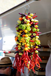 Chili, Scharf, Paprika, Schoten, Lebensmittel, Pfeffer, pikant, Schärfe, Chilischoten, Peperoni, Gemüse, Pfefferernte, roter Pfeffer, feurig, Essen und Trinken, Fokus auf den Vordergrund, Frische, gesundes Essen, echte Menschen, Nahansicht, Obst, Tag, hängend, Wachstum, Hand, Wohlbefinden, menschliche Hand, Pflanze, eine Person, Natur, draußen, reif, 5K, CC0, gemeinfrei, lizenzfrei