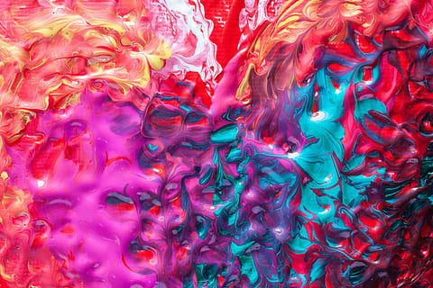 mehrfarbiger Hintergrund, Farbe, gemalt, füllen, Teilt, rot, Orange, Rosa, lila, bunt, Türkis, hellblau, komplementär, Dekoration, warm, Fonds, Struktur, Hintergrund, mehrfarbig, Vollbild, Hintergründe, Kreativität, keine Leute, abstrakt, Wasser, Bewegung, Muster, lebendige Farbe, drinnen, texturiert, Studioaufnahme, Nahansicht, Farbstoff, Tinte, Wahl, abstrakte Hintergründe, verschmiert, Chaos, Mischen, 4K, CC0, gemeinfrei, lizenzfrei