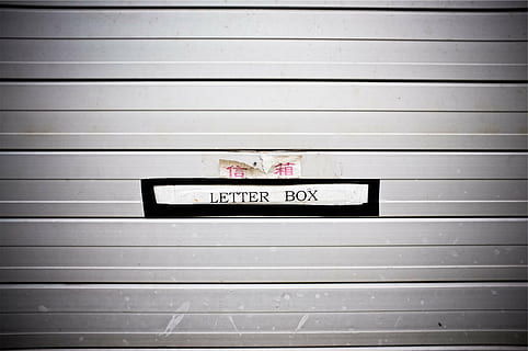 letter box label, black, white, letter, box, mailbox, socket, letter box, mail, shutter, text, communication, no people, close-up, day, backgrounds, corrugated iron, outdoors, western script, wood - material, sign, door, closed, entrance, white color, pattern, wood, full frame, vignette, wall - building feature, safety, 1080P, CC0, public domain, royalty free