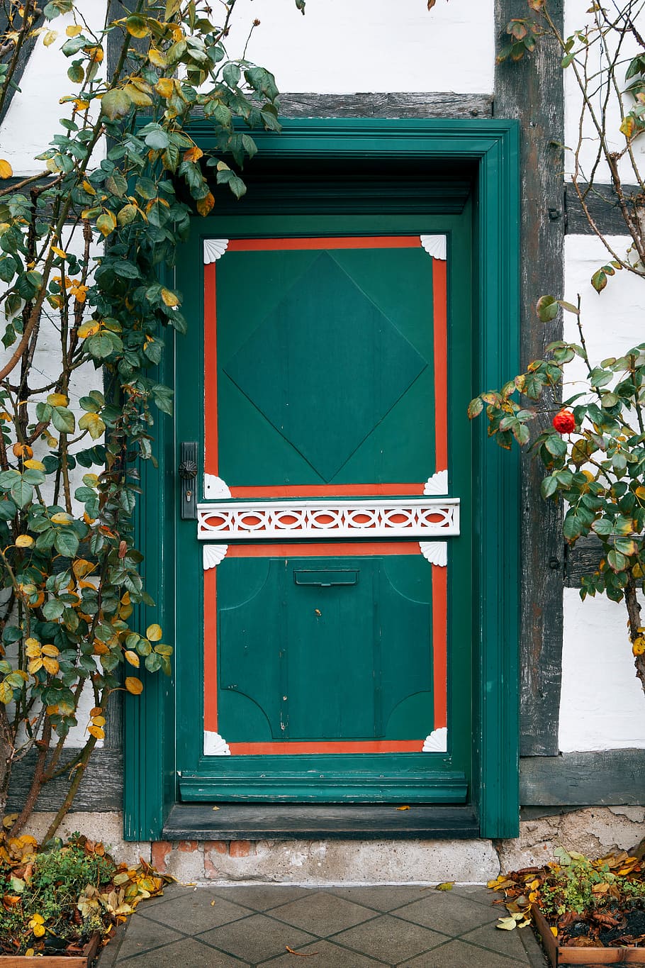 porta, casa, arquitectura, entrada, sortida, entrada de la casa, endavant, benvinguda, edifici, fusta, romàntic, hausfassade old, hauseingang romàntic, porta vella, porta principal, porta de fusta, façana, històricament, vell, entrar, truss, fachwerkhaus, atmosfera, barri antic, humor, edat mitjana, maçoneria, naturalesa, estructura construïda, exterior de l'edifici, dia, comunicació, planta, color verd, cap gent, full, text, creixement, part de la planta, a l'aire lliure, bústia, tancat, 5K