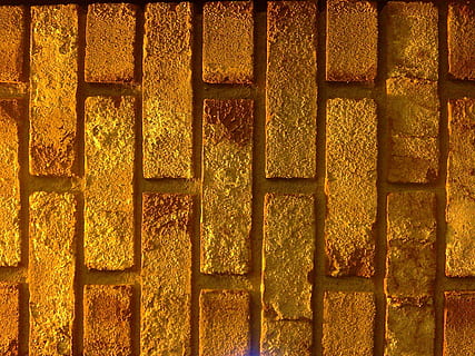 brick, texture, wall, brick texture, brick background, full frame, backgrounds, pattern, no people, indoors, textured, close-up, wall - building feature, architecture, built structure, gold colored, side by side, design, repetition, in a row, shape, square shape, geometric shape, old, 1080P, CC0, public domain, royalty free