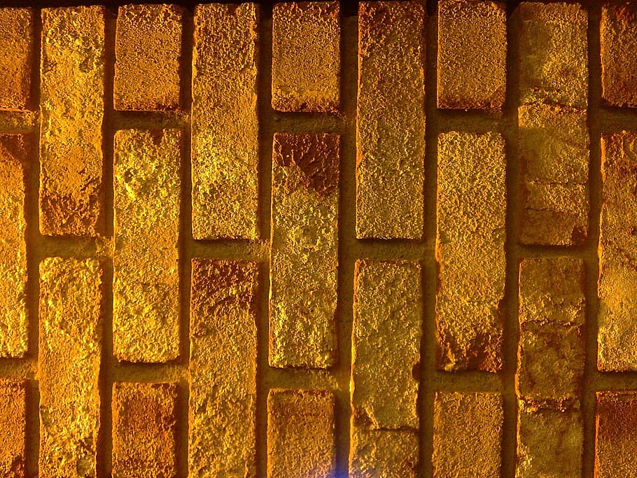maó, textura, paret, textura de maó, fons de maó, marc complet, fons, patró, cap gent, a l'interior, primer pla, funció de construcció de parets, arquitectura, estructura construïda, color daurat, costat a costat, disseny, repetició, en fila, forma, forma quadrada, forma geomètrica, vell, 1080P