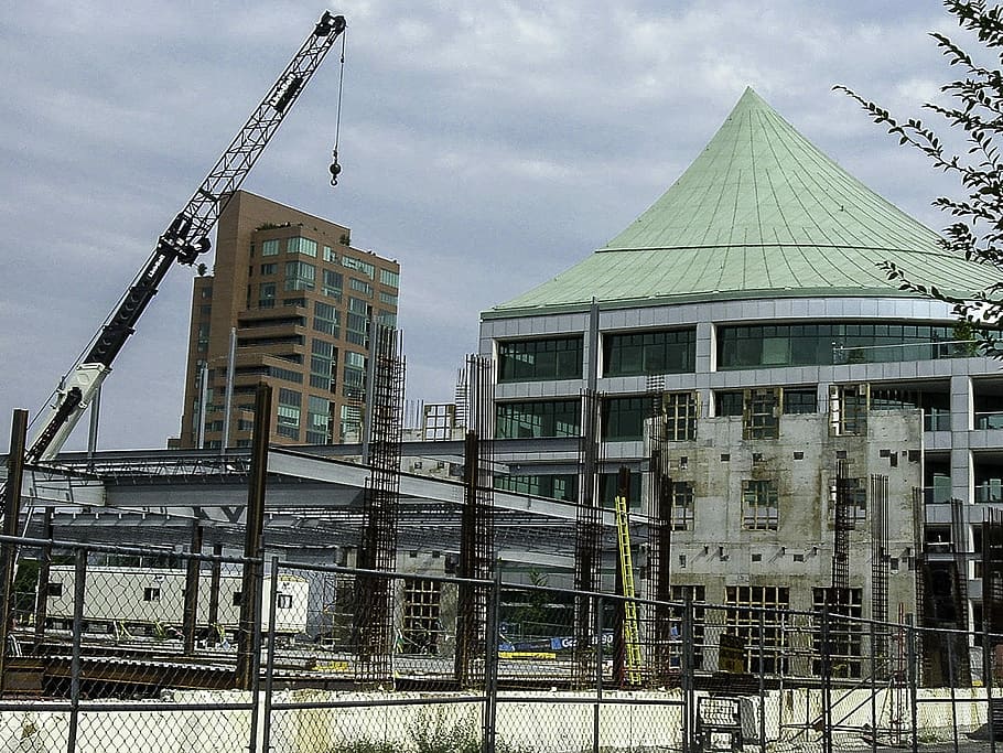 desenvolupament, louisville, kentucky, construcció d'edificis, louisville, kentucky, edifici, construcció, fotografies, domini públic, Estats Units, lloc de construcció, industria de la construcció, estructura construïda, grua - maquinària de construcció, indústria, arquitectura, exterior de l'edifici, bastides, escena urbana, acer, construcció - activitat, núvol - cel, cel, dia, cap gent, maquinària, naturalesa, incomplet, a l'aire lliure, ciutat, vista d’angle baix, equips de construcció, 720P