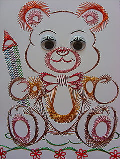 orsacchiotto di peluche, Immagine, chit, misiaczek, bambini, una fiaba, ricamo, personaggio, auguri, divertimento, teddy uszatek, la silhouette, seduto orsacchiotto, colorato, cucito, arazzo, giochi per bambini, colorazione, nessuno, Drago, fiore, giorno, creatività, arte e artigianato, rappresentazione, design, in casa, modello, mestiere, volto antropomorfico, avvicinamento, antropomorfo, viso, rappresentazione umana, disegno - prodotto artistico, travestimento, natura morta, forma, celebrazione, motivo floreale, 2K, CC0, dominio pubblico, privo di copyright
