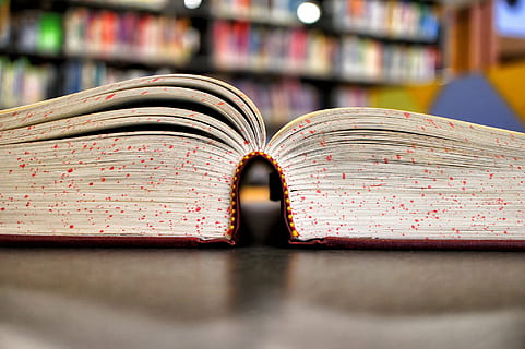 selectiv, focalizați fotografia, deschis, carte, studiu, educaţie, universitate, colegiu, cunoştinţe, învăța, citind, învăţare, bibliotecă, cercetare, informație, academic, birou, tehnologie, publicare, arhitectură, a închide, nici o persoana, comunicare, în interior, hârtie, oraș, emoţie, date, raft, să se concentreze asupra primelor elemente, apă, un singur obiect, 1080P, CC0, domeniu public, fără drepturi de autor