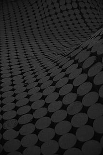 schwarz, grau, gepunktet, Oberfläche, Textil-, Tapete, schwarze Tapeten, schwarzer Hintergrund, Muster, Kreis, glatt, Kurve, einfach, Textur, Design, Grafik, Welle, Hintergründe, Vollbild, Wiederholung, Geometrische Figur, gestalten, drinnen, keine Leute, texturiert, in einer Reihe, Nahansicht, abstrakt, High Angle View, Auftrag, Kunst, Kultur und Unterhaltung, Nacht-, Fülle, große gruppe von gegenständen, 8K, CC0, gemeinfrei, lizenzfrei
