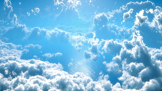 overskyet, himlen fotografering, dagtimerne, skyer, blå, vand, cloudscape, landskab, hvid, lyse, floder, flyder, natur, dramatisk, solrig, sollys, naturlig, atmosfære, naturskøn, baggrunde, luft, himmel, vejr, sky - himmel, scenics - natur, skønhed i naturen, miljø, idyllisk, levende farve, hvid farve, fluffy, ro, rolig scene, vind, ingen mennesker, udendørs, frihed, meteorologi, sol, abstrakt, klima, Stærkt oplyst, 1080P, CC0, offentligt domæne, royaltyfrie