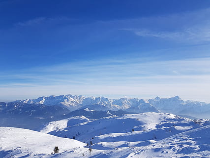 neu, hivern, fred, muntanya, naturalesa, cel, gel, alt, viatjar, panorama, schönwetter, gelades, cim de muntanya, horitzontal, turó, paisatge, caríntia, karawanken, Austràlia, temperatura de fred, escenics - natura, bellesa a la natura, escena tranquil·la, blau, tranquil·litat, Serra, muntanya nevada, escena no urbana, medi ambient, cap gent, núvol - cel, idíl·lic, 4K, CC0, domini públic, lliure de regalies