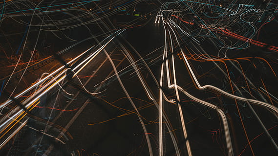 hvid, rød, grøn, digital, 3d, tapet, timelapse foto, lys, forskellige, kunst, ikke objektivt, hurtig, overhalingsbanen, kreativ, abstrakt, tidsforskydning, kørsel, forlygte, billys, bylys, by, hegn, bil, nat, ingen mennesker, fuld ramme, kompleksitet, lang eksponering, baggrunde, lys spor, belyst, tæt på, natur, forvirring, bevægelse, udendørs, sort baggrund, mønster, plante, glødende, sammenfiltrede, lys maleri, 8K, CC0, offentligt domæne, royaltyfrie