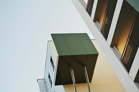 structural, fotografie, beton, clădire, arhitectură, arhitectural, proiecta, balcon, clădirea contemporană, fundal orizontal, fundal, orizontală, tapet, minimalist, structura, minim, Franţa, construită, vedere unghiulară joasă, exteriorul clădirii, sticlă - material, cer senin, cer, modern, oraș, zi, nici o persoana, fereastră, exteriorul clădirii de birouri, natură, în aer liber, birou, montare pe perete, model, spațiu copie, imediat mai jos, zgârie-nori, apartament, 5K, CC0, domeniu public, fără drepturi de autor
