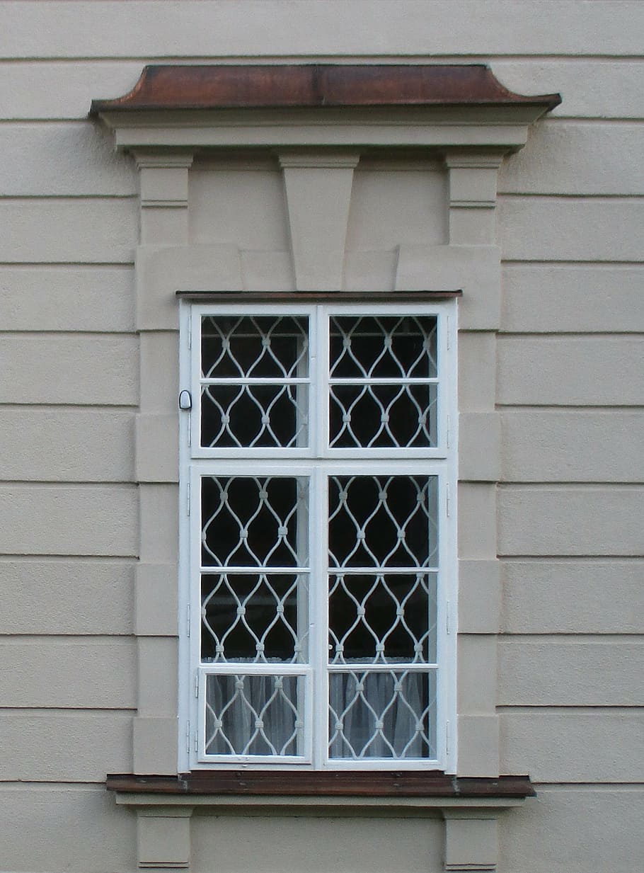 finestra, architettura, griglia, struttura costruita, esterno dell'edificio, costruzione, nessuno, giorno, chiuso, Casa, modello, all'aperto, caratteristica della parete, legno - materiale, vetro - materiale, telaio della finestra, sicurezza, protezione, Inquadratura dal basso, quartiere residenziale, Ventola di scarico, 1080P